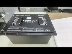 উচ্চ বর্তমান গল্ফ কার্ট Lifepo4 ব্যাটারি 48V 100Ah 200A LCD সহ রিচার্জেবল