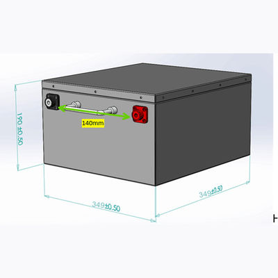 ক্যাম্পার ট্রেলার মোটরহোম আন্ডারসিটের জন্য 12V 300Ah RV ডিপ সাইকেল ব্যাটারি