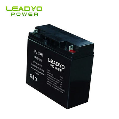 Lifepo4 ডিপ সাইকেল ব্যাটারি, ABS কেস 12V 20ah রিচার্জেবল লিথিয়াম ব্যাটারি