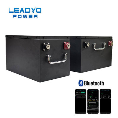 কেনা AGV কার স্মার্ট 36V 100Ah গল্ফ কার্ট Lifepo4 ব্যাটারি 525x234x220mm রিচার্জেবল অনলাইন উত্পাদন