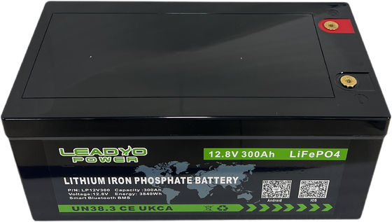 BMS সহ স্মার্ট মেরিন লিথিয়াম আয়ন ব্যাটারি 12V 300Ah বোট ডিপ সাইকেল Lifepo4 ব্যাটারি