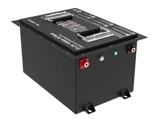 লাইফপিও 4 গল্ফ কার্ট 48V 51.2V 105Ah লিথিয়াম আয়রন এলএফপি ব্যাটারি এলসিডি এলইডি ডিসপ্লে / চার্জার সহ