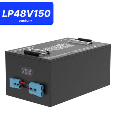 কেনা 48V 150Ah 51.2V LiFePO4 গল্ফ কার্ট ব্যাটারি, 250A BMS, 4000+ চক্র লিথিয়াম ব্যাটারি, সর্বোচ্চ 12.8kW পাওয়ার অনলাইন উত্পাদন