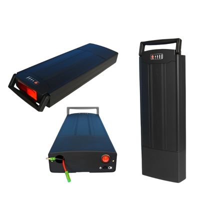ব্যাগ র্যাক লিথিয়াম আয়ন 36V 48V 10.4Ah 14Ah ইবাইক 750W 500W 200W ইবাইকের জন্য লিথিয়াম আয়ন ব্যাটারি