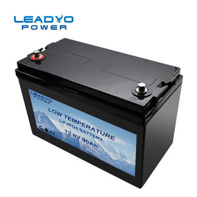 12kg 90Ah নিম্ন তাপমাত্রা LiFePO4 ব্যাটারি 12V লিথিয়াম আয়রন ফসফেট ব্যাটারি