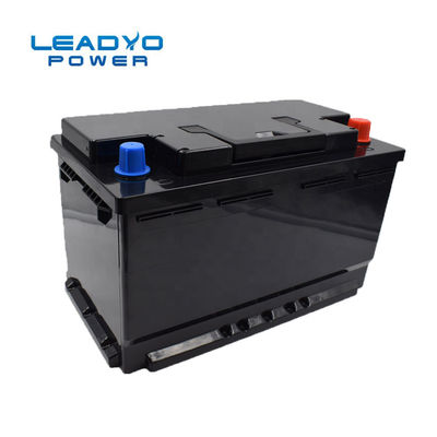 12V 80Ah লিথিয়াম মেরিন ক্র্যাঙ্কিং ব্যাটারি 1000CCA স্টপ স্টার্ট ব্যাটারি