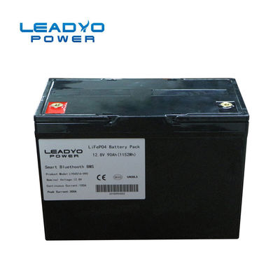 BMS সহ 90Ah 12V Lifepo4 ব্যাটারি লিথিয়াম আয়ন ট্রলিং মোটর ব্যাটারি