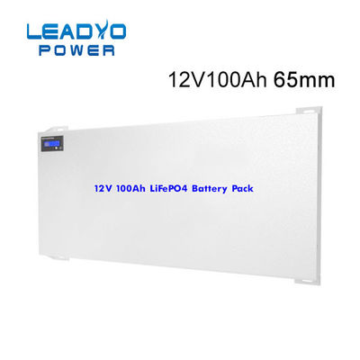 LEADYO স্লিমলাইন লিথিয়াম ডিপ সাইকেল ব্যাটারি 12V 100Ah প্রতিস্থাপন AGM Caravan ব্যাটারি