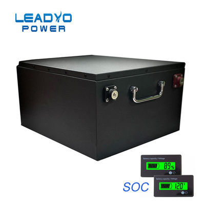 গল্ফ কার্টের জন্য LEADYO 30Ah 48V Lifepo4 ব্যাটারি 48 ভোল্ট লিথিয়াম ব্যাটারি প্যাক