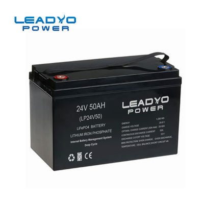 স্মার্ট LiFePO4 ফ্লোর ক্লিনিং মেশিন ব্যাটারি 24V 50Ah হালকা ওজন