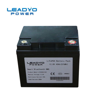 স্ক্রুয়েবল কেস 12V 50Ah Lifepo4 ব্যাটারি ব্লুটুথ সহ 197x166x168mm
