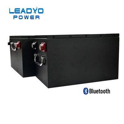 মেটাল কেস 36V লিথিয়াম গল্ফ কার্ট ব্যাটারি 100ah Lifepo4 525x234x220mm