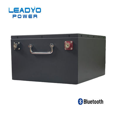 100ah 24V Lifepo4 ব্যাটারি সমান্তরাল কোন সীমা নেই RV-এর জন্য হিট সিঙ্কে নির্মিত